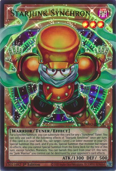 Starjunk Synchron (Extended Art) - MAMO-EN008 - Ultra Rare - 1st Edition