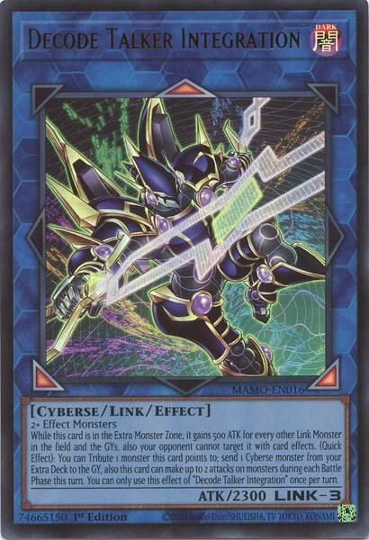 Decode Talker Integration - MAMO-EN016 - Ultra Rare - 1st Edition