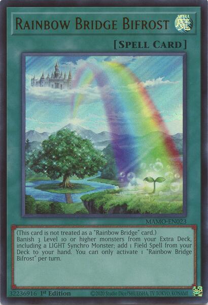 Rainbow Bridge Bifrost - MAMO-EN023 - Ultra Rare - 1st Edition