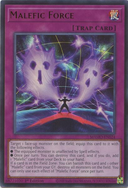 Malefic Force - MAMO-EN024 - Ultra Rare - 1st Edition