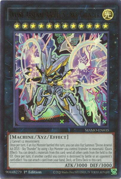 Divine Arsenal AA-ZEUS - Sky Thunder - MAMO-EN035 - Ultra Rare - 1st Edition