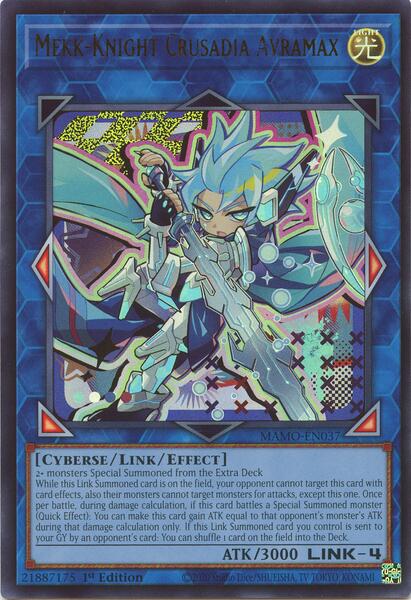 Mekk-Knight Crusadia Avramax - MAMO-EN037 - Ultra Rare - 1st Edition