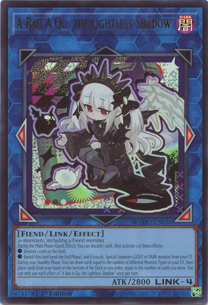 A Bao A Qu, the Lightless Shadow - MAMO-EN038 - Ultra Rare - 1st Edition