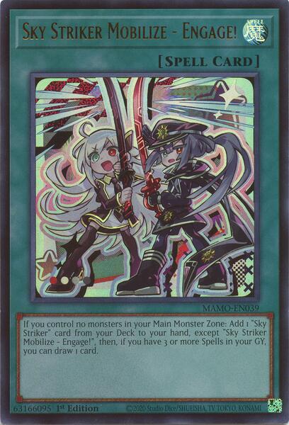 Sky Striker Mobilize - Engage! - MAMO-EN039 - Ultra Rare - 1st Edition
