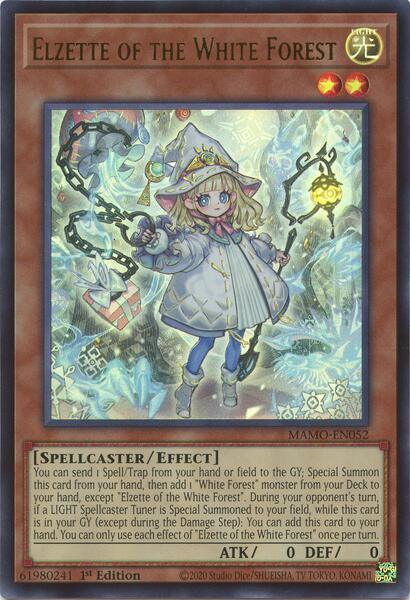 Elzette of the White Forest - MAMO-EN052 - Ultra Rare - 1st Edition