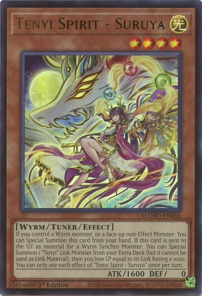 Tenyi Spirit - Suruya - MAMO-EN056 - Ultra Rare - 1st Edition