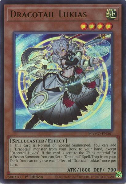 Dracotail Lukias - MAMO-EN061 - Ultra Rare - 1st Edition