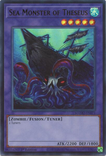 Sea Monster of Theseus - MAMO-EN071 - Ultra Rare - 1st Edition