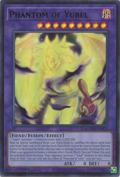 Phantom of Yubel - MAMO-EN075 - Ultra Rare - 1st Edition