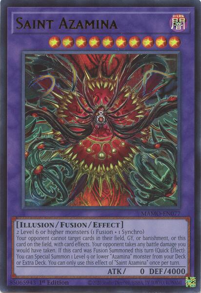 Saint Azamina - MAMO-EN077 - Ultra Rare - 1st Edition