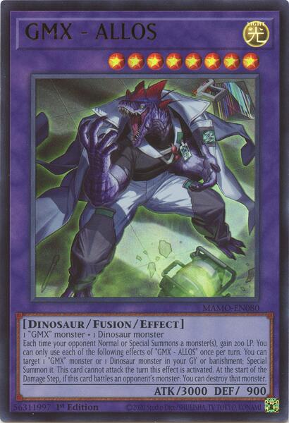 GMX - ALLOS - MAMO-EN080 - Ultra Rare - 1st Edition