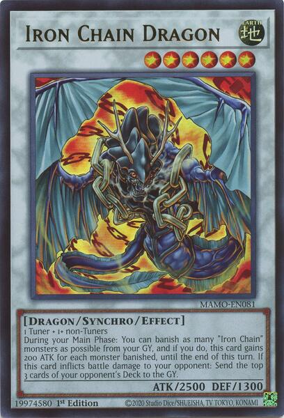 Iron Chain Dragon - MAMO-EN081 - Ultra Rare - 1st Edition
