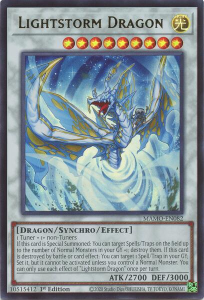 Lightstorm Dragon - MAMO-EN082 - Ultra Rare - 1st Edition