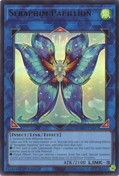 Seraphim Papillion - MAMO-EN087 - Ultra Rare - 1st Edition