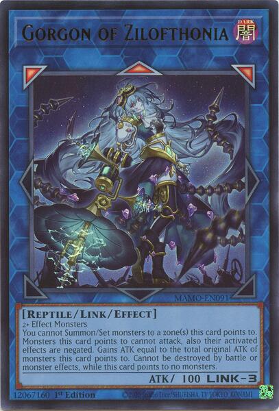 Gorgon of Zilofthonia - MAMO-EN091 - Ultra Rare - 1st Edition