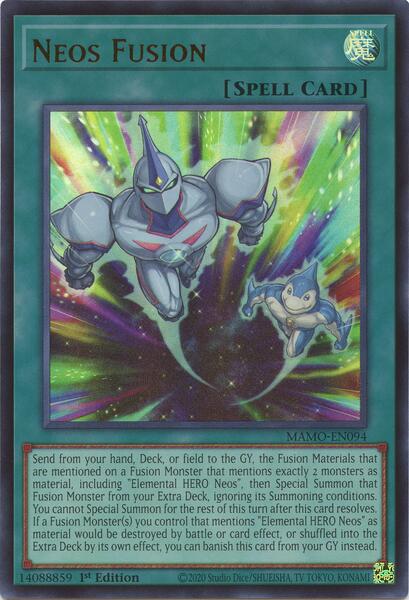 Neos Fusion - MAMO-EN094 - Ultra Rare - 1st Edition