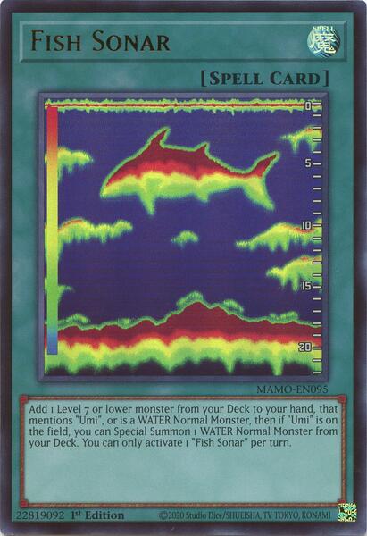 Fish Sonar - MAMO-EN095 - Ultra Rare - 1st Edition