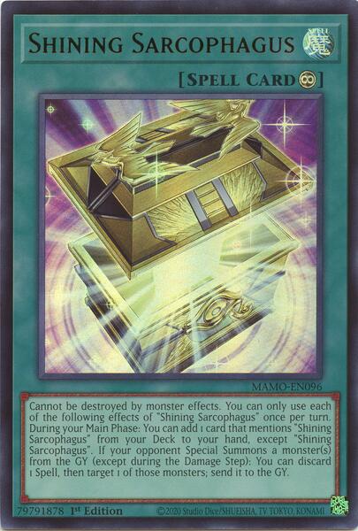 Shining Sarcophagus - MAMO-EN096 - Ultra Rare - 1st Edition