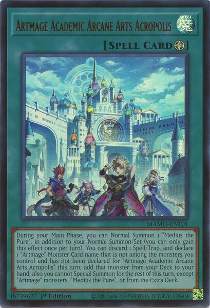 Artmage Academic Arcane Arts Acropolis - MAMO-EN101 - Ultra Rare - 1st Edition