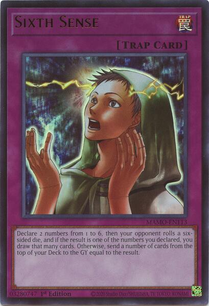 Sixth Sense - MAMO-EN113 - Ultra Rare - 1st Edition