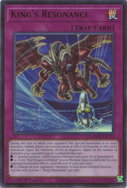 King's Resonance - MAMO-EN119 - Ultra Rare - 1st Edition