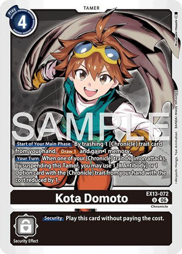 Kota Domoto - EX13-072 - Uncommon
