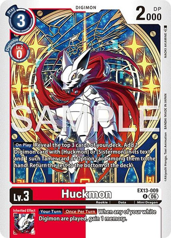 Huckmon - EX13-009 - Rare