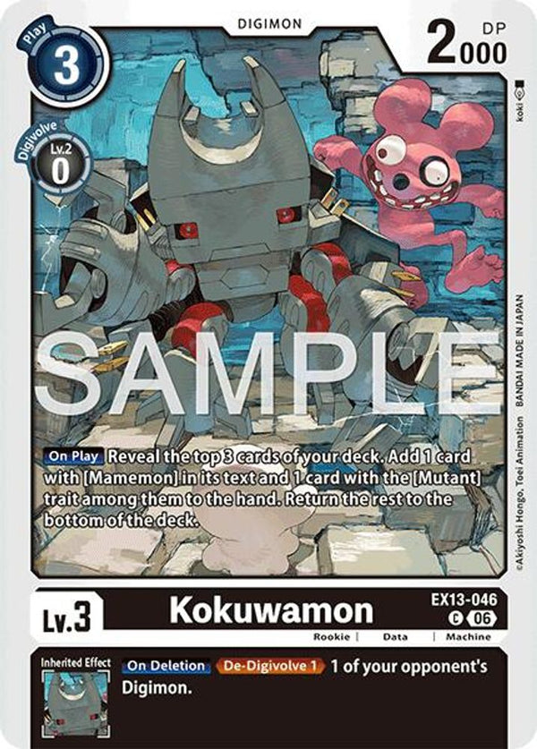 Kokuwamon - EX13-046 - Common