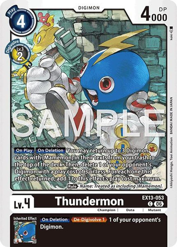 Thundermon - EX13-053 - Common