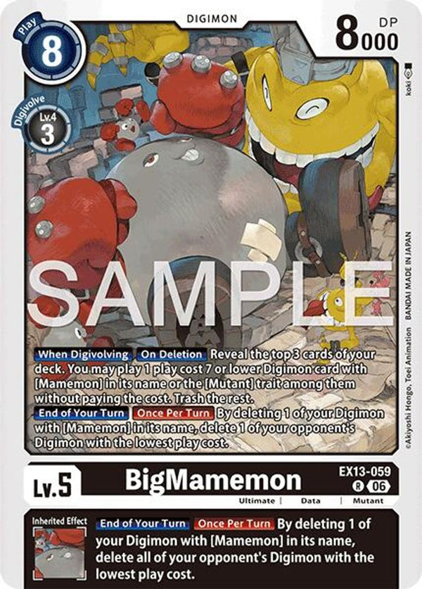 BigMamemon - EX13-059 - Rare