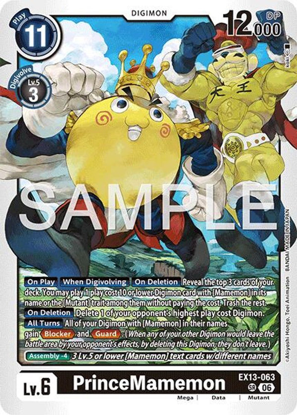 PrinceMamemon - EX13-063 - Super Rare