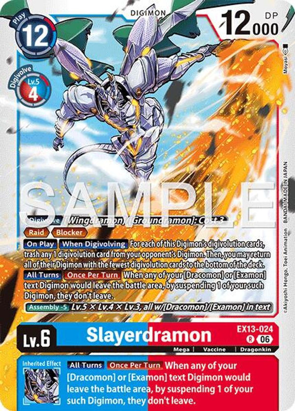 Slayerdramon - EX13-024 - Rare