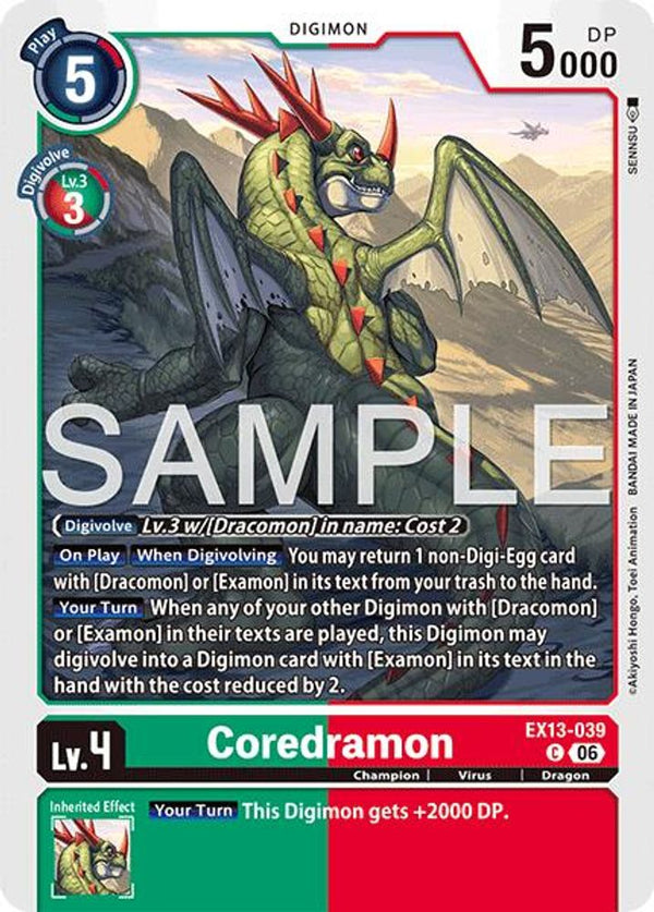 Coredramon - EX13-039 - Common