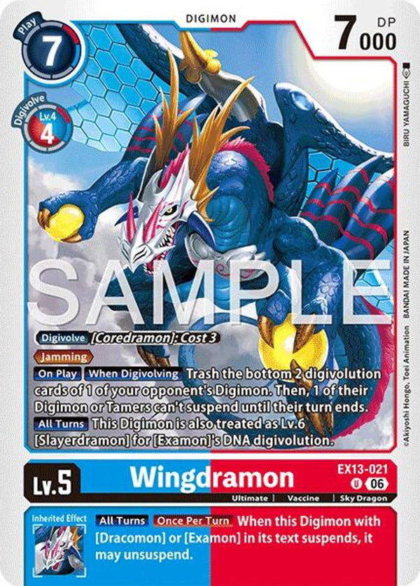 Wingdramon - EX13-021 - Uncommon