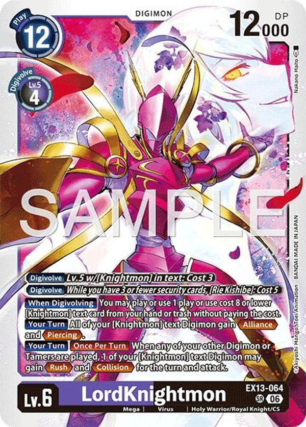 LordKnightmon - EX13-064 - Super Rare