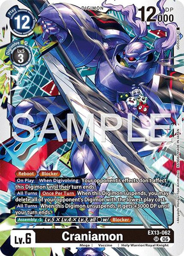 Craniamon - EX13-062 - Super Rare