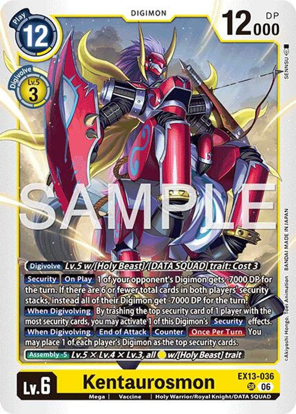 Kentaurosmon - EX13-036 - Super Rare