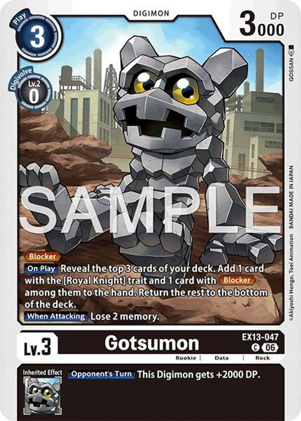 Gotsumon - EX13-047 - Common