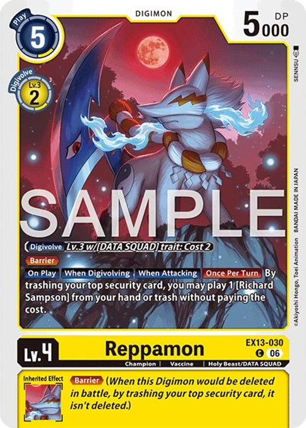 Reppamon - EX13-030 - Common