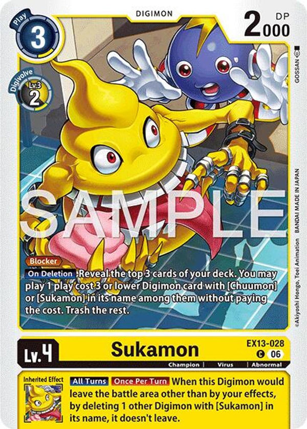Sukamon - EX13-028 - Common