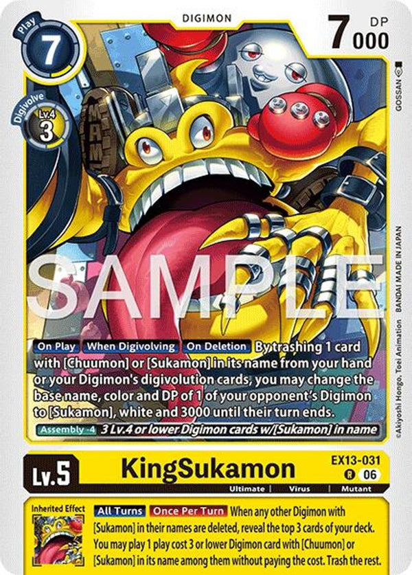 KingSukamon - EX13-031 - Rare