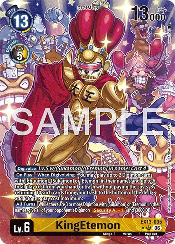KingEtemon (Alternate Art) - EX13-035 - Super Rare