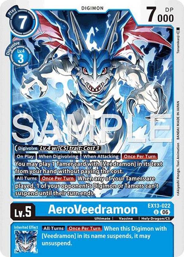 AeroVeedramon - EX13-022 - Uncommon