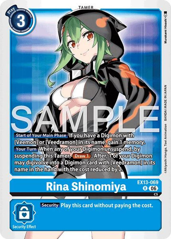 Rina Shinomiya - EX13-069 - Rare