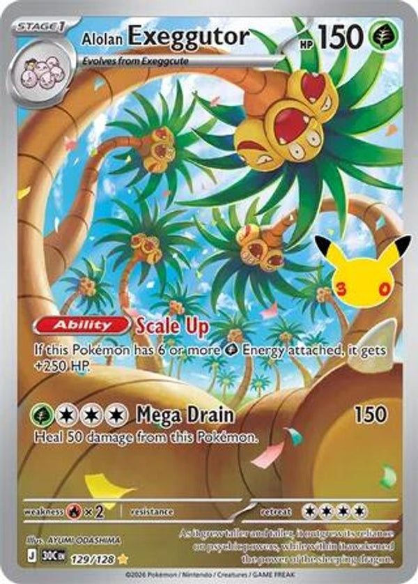 Alolan Exeggutor - 129/128 - Illustration Rare