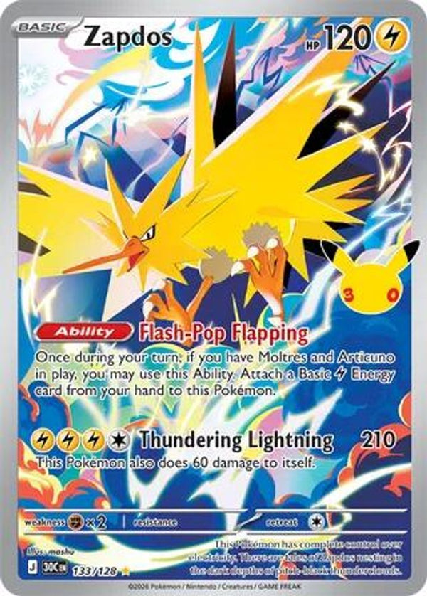 Zapdos - 133/128 - Illustration Rare