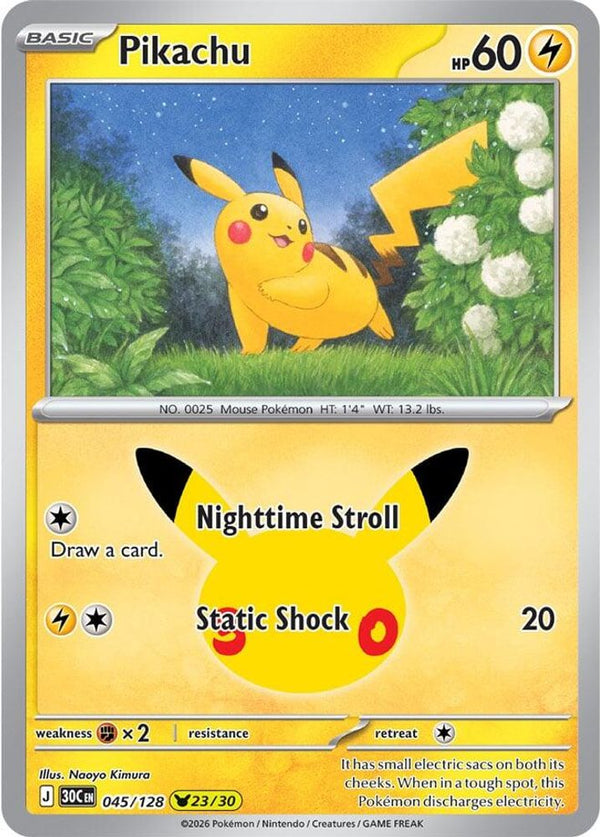 Pikachu - 045/128 - Pikachu Rare
