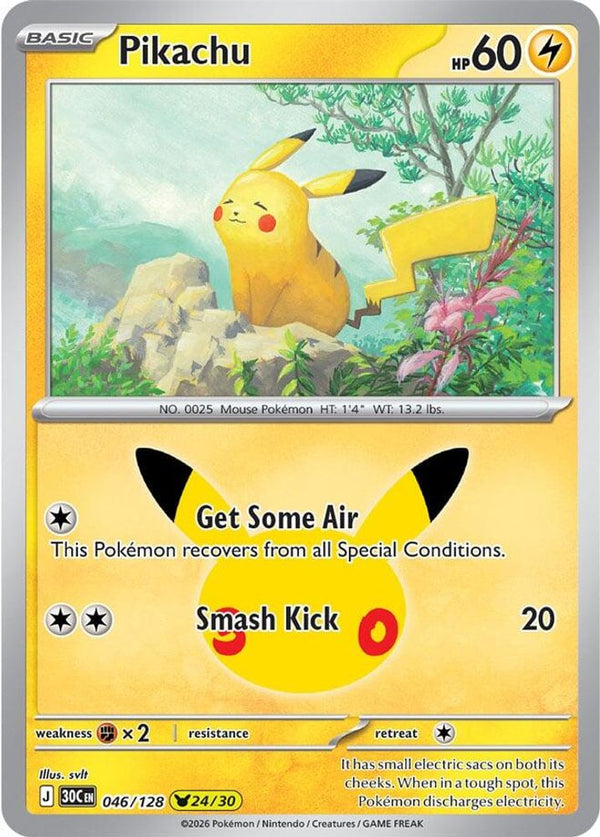 Pikachu - 046/128 - Pikachu Rare