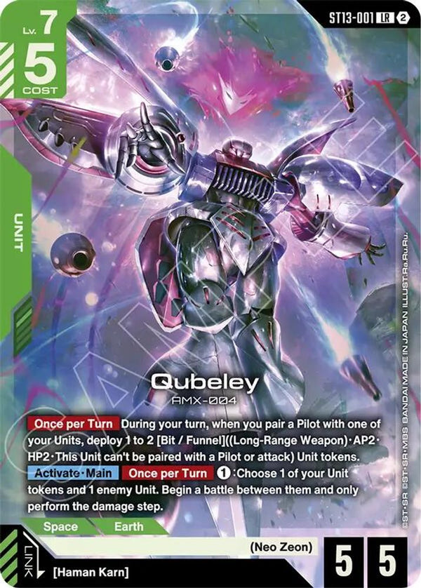 Qubeley - ST13-001 - Legend Rare