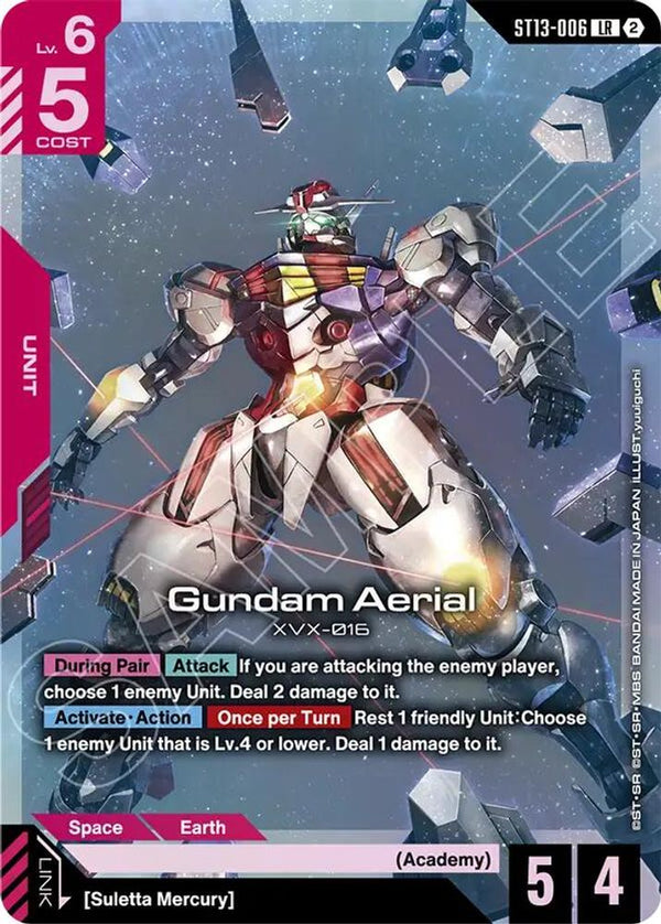 Gundam Aerial - ST13-006 - Legend Rare
